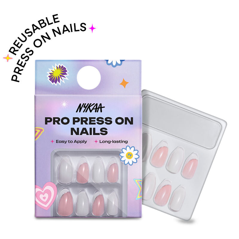 Pro Press On Nails - Modern French Tips