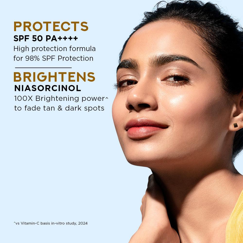 POND’S Sun Miracle SPF 50 PA+++ Crème Gel Sunscreen - Protect & Bright, With Niacinamide