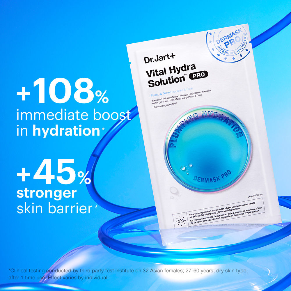 Dermask Vital Hydra Solution Pro Face Sheet Mask With Hyaluronic Acid