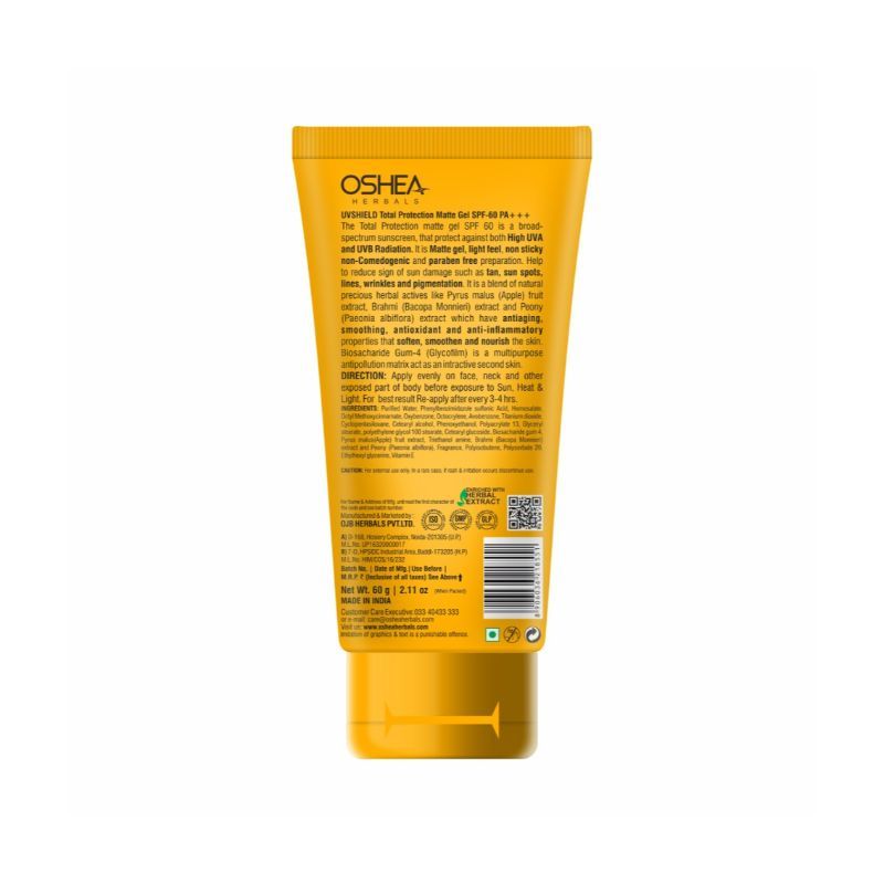 UV Shield SPF 60 PA+++ Total Protection Matte Gel