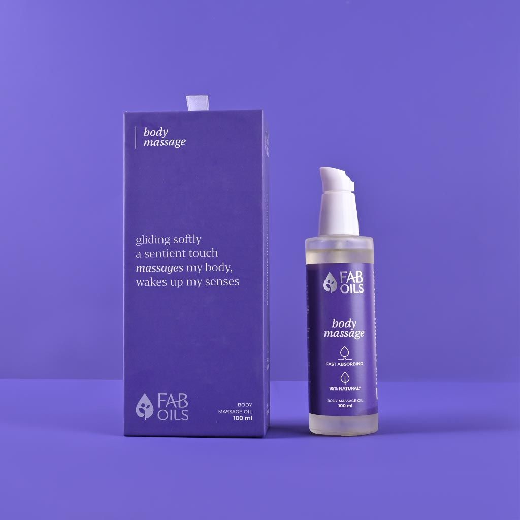Body Massage Body Oil with Tingflower & Blue Lotus