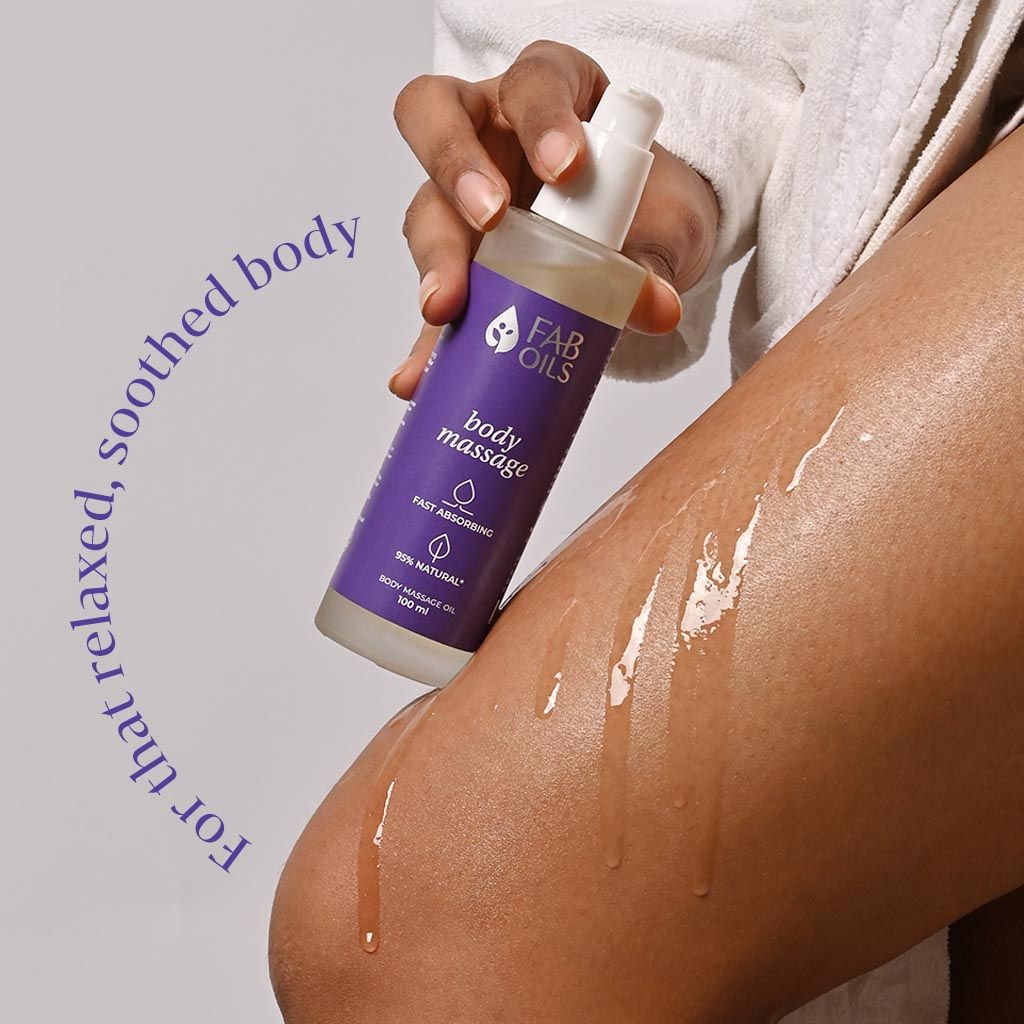 Body Massage Body Oil with Tingflower & Blue Lotus