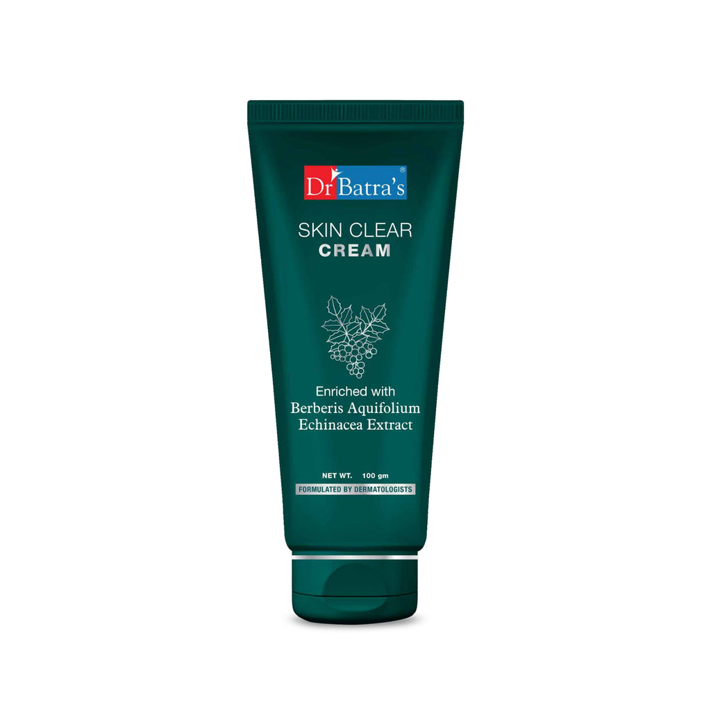Dr Batras Skin Clear Cream- Enriched With Aquifolium Extract Olive Oil & Echinacea Purpurea