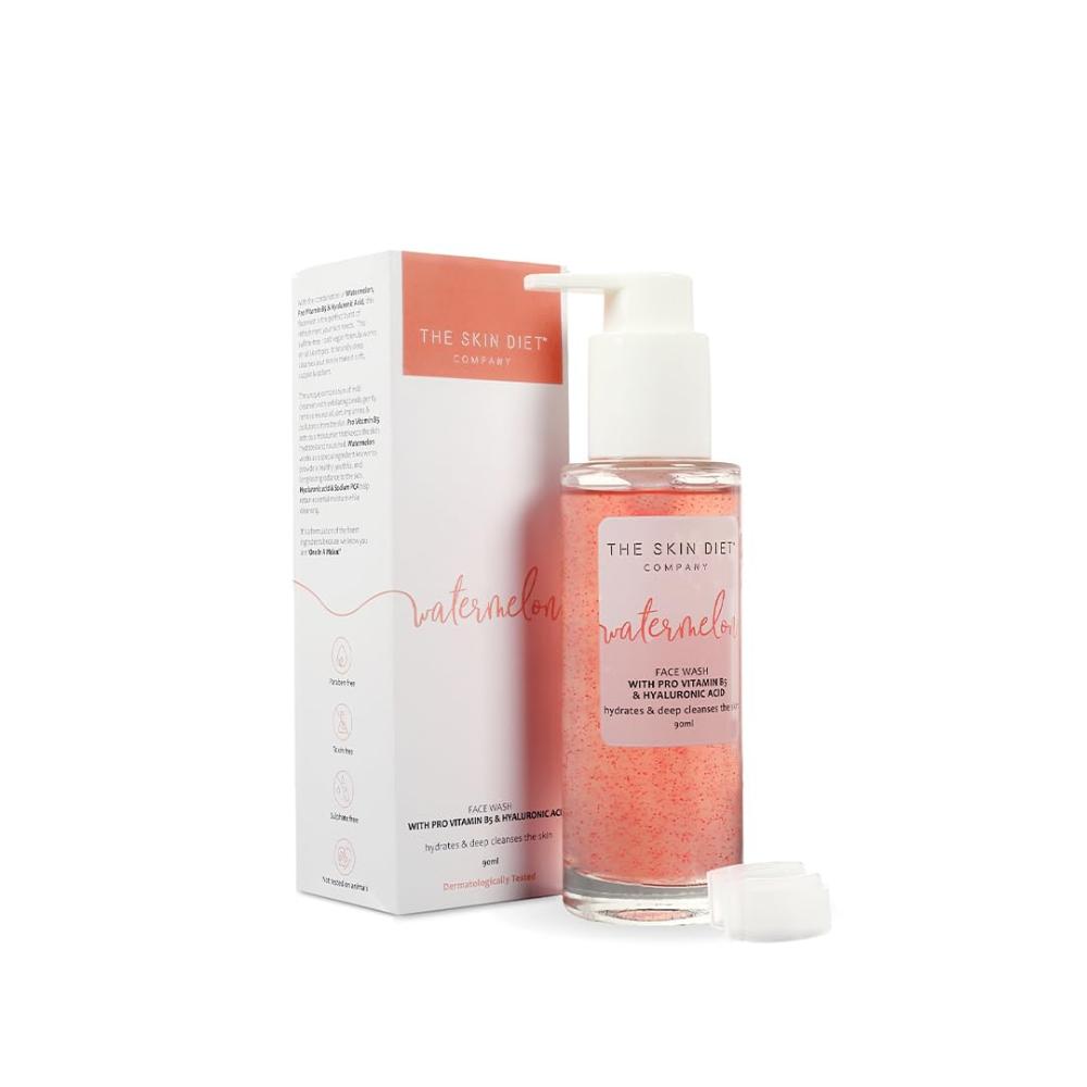 Watermelon Hyaluronic + Salicylic Acid Face Wash for Dull, Dry & Oily Skin