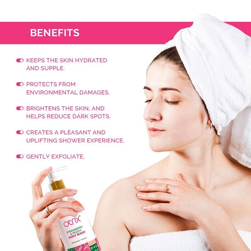 Strawberry & Peach Body Wash