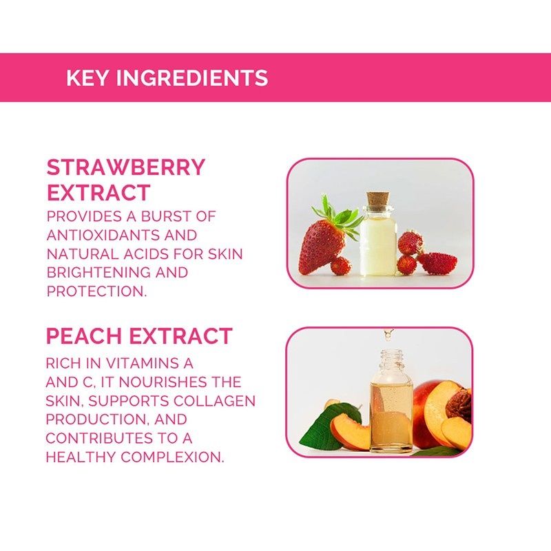 Strawberry & Peach Body Wash