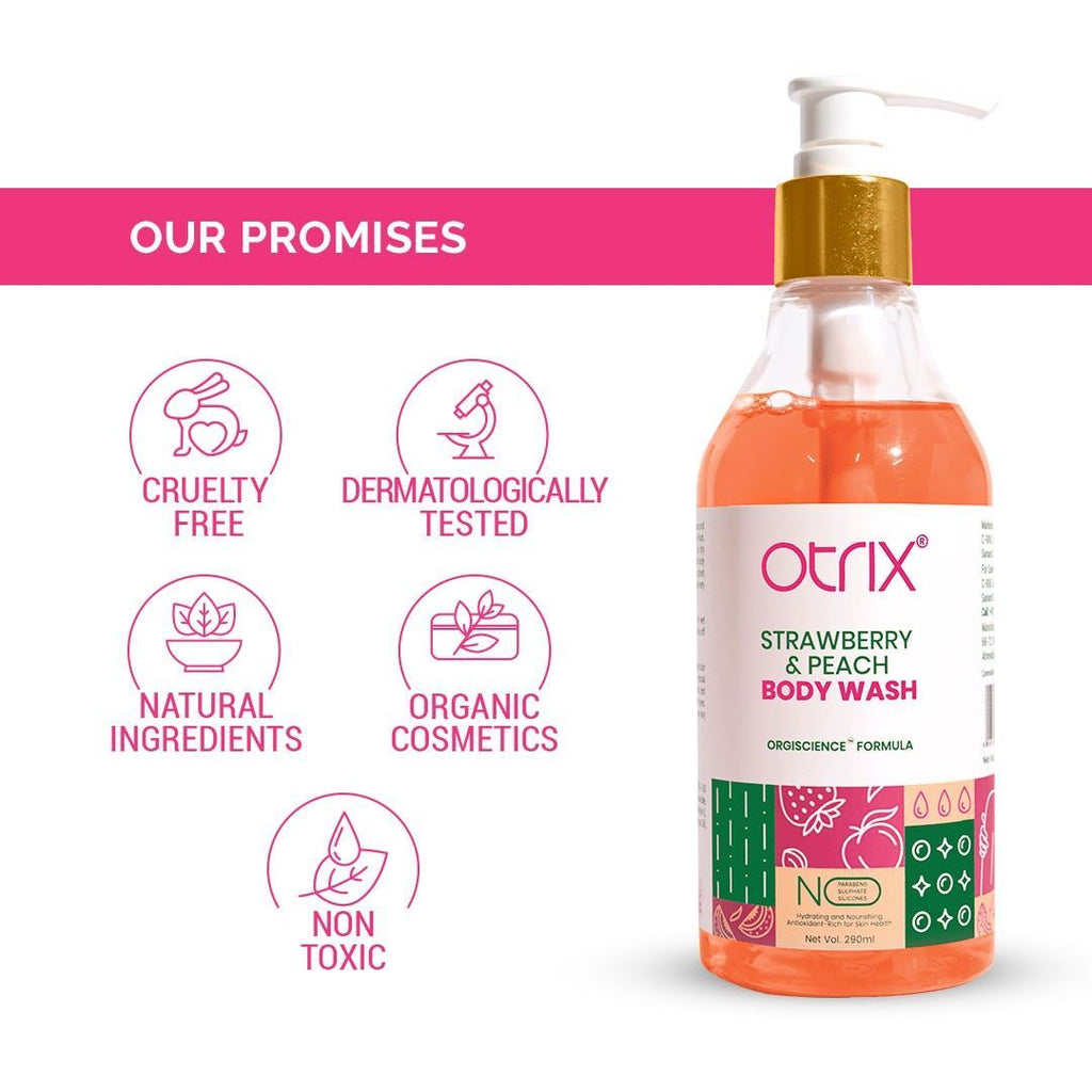 Strawberry & Peach Body Wash