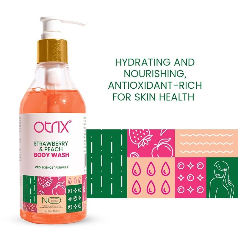 Strawberry & Peach Body Wash
