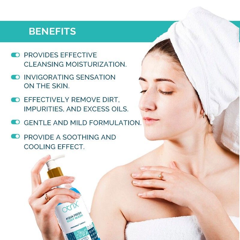 Aqua Fresh Hydrating Body Wash With Aloe Vera & Citrus Formula