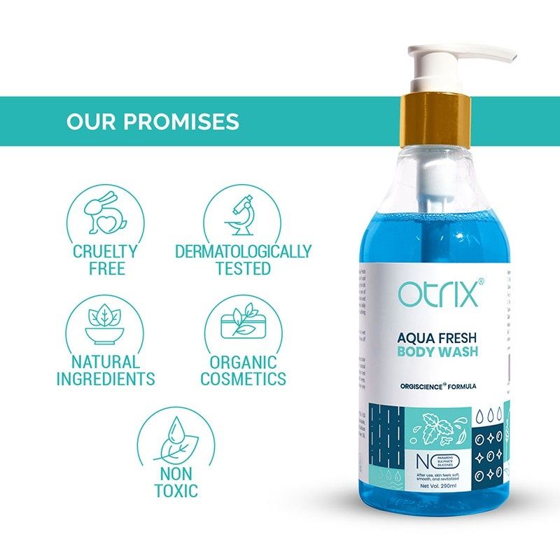 Aqua Fresh Hydrating Body Wash With Aloe Vera & Citrus Formula