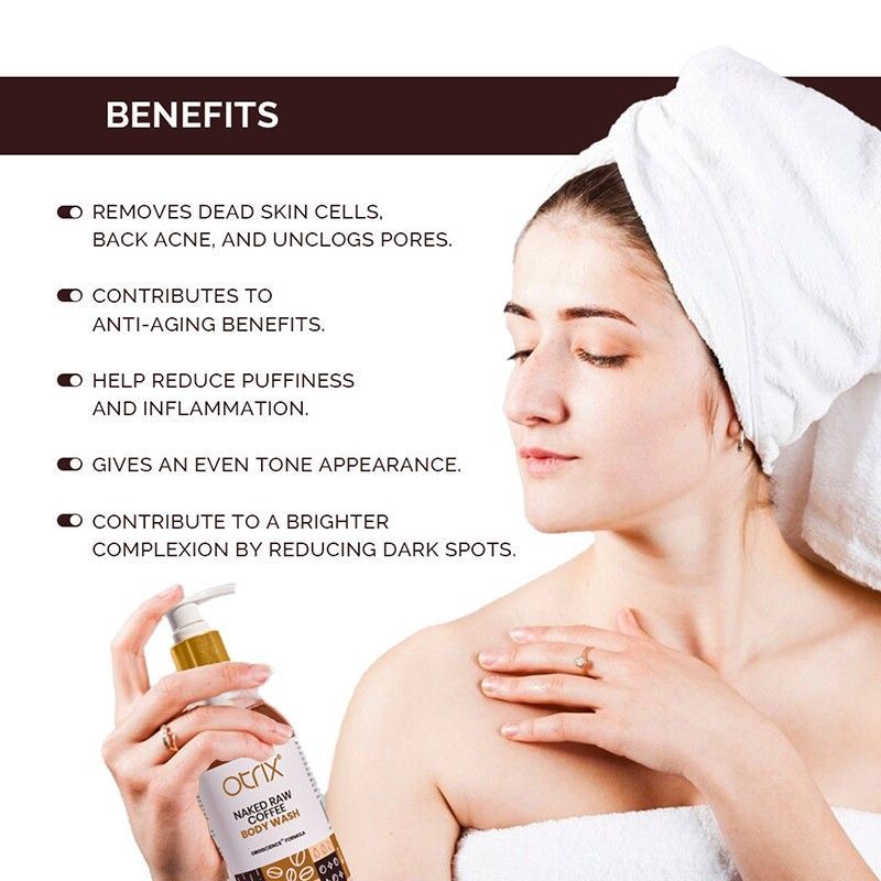 Raw Coffee Antioxidant-Rich, Exfoliating & Nourishing Body Wash
