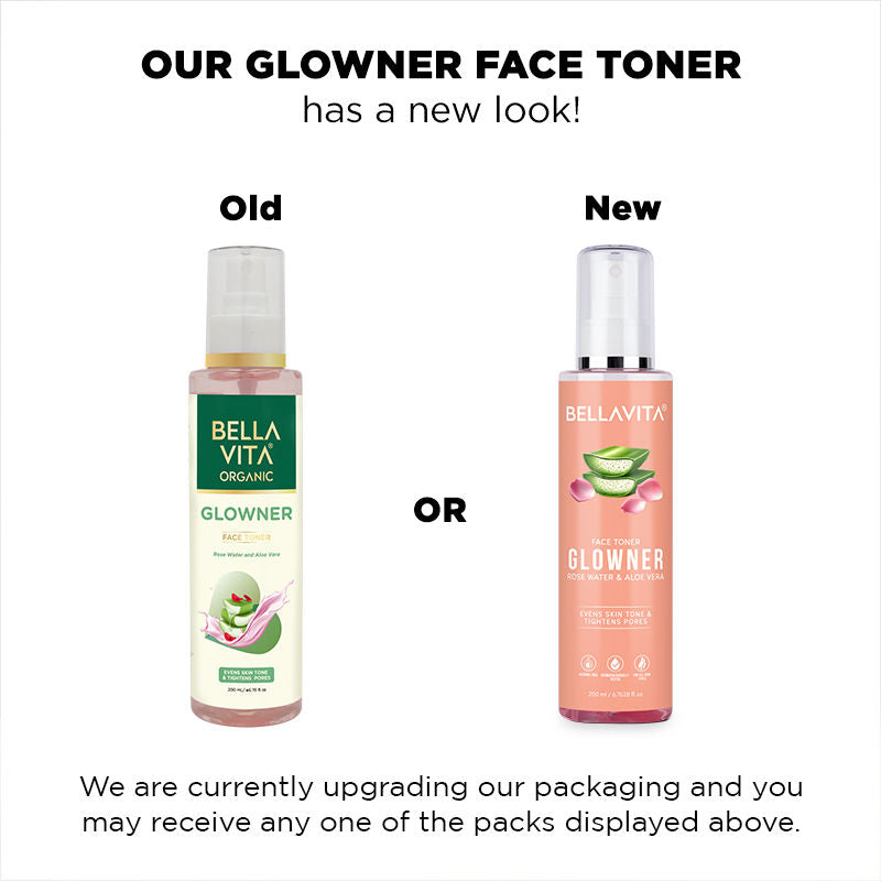 Bella Vita Facetoner Glowner Rose Water & Aloe Vera
