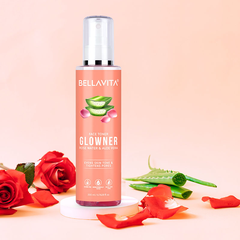 Bella Vita Facetoner Glowner Rose Water & Aloe Vera