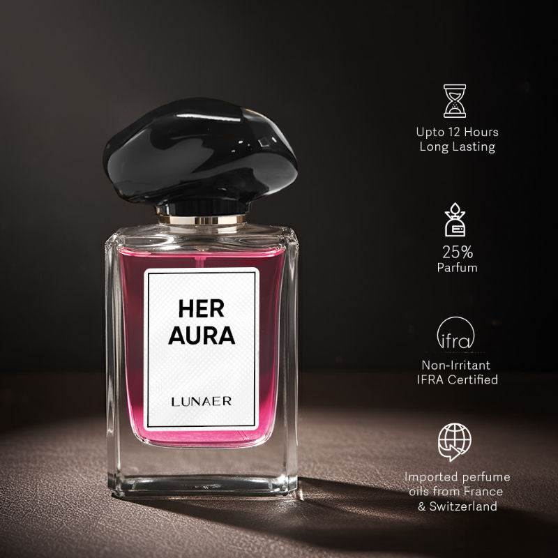 Her Aura Floral Perfume With Lavender, Jasmine & Vanilla Notes For Women