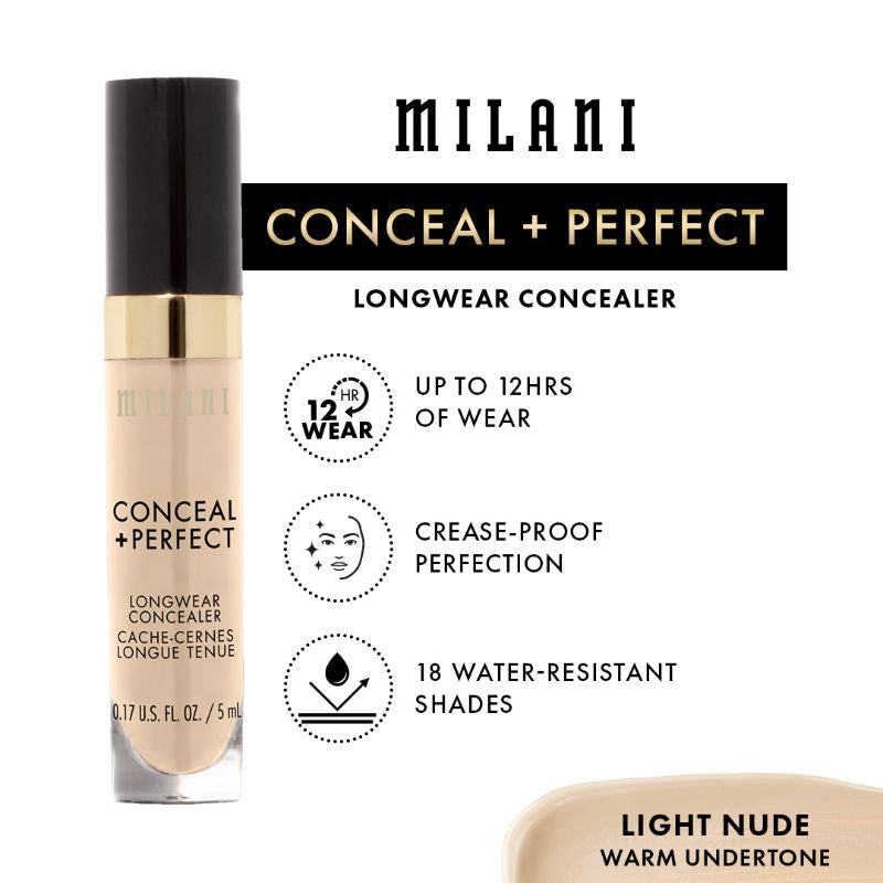 Conceal + Perfect Longwear Concealer - Light Nude
