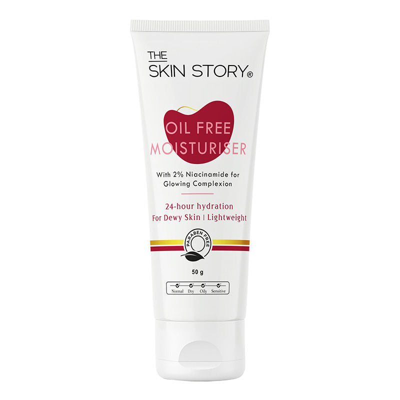 Oil Free Face Moisturizer For Oily Acne Prone Skin Hydrates Adds Glow - Niacinamide