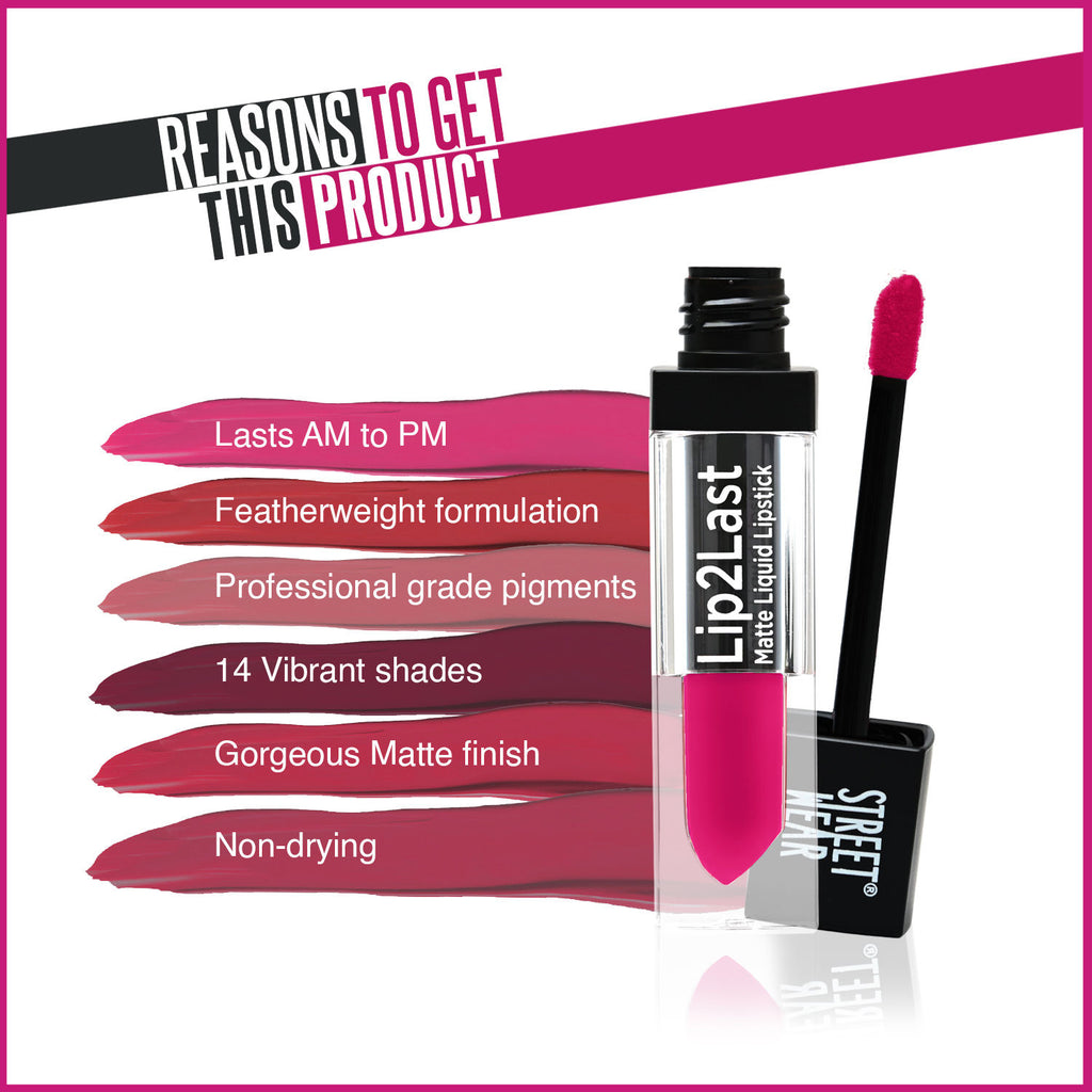 Lip2last Matte Liquid Lipstick