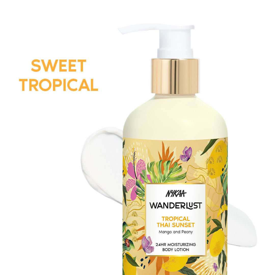 Nykaa Wanderlust Moisturising Body Lotion - Tropical Thai Sunset