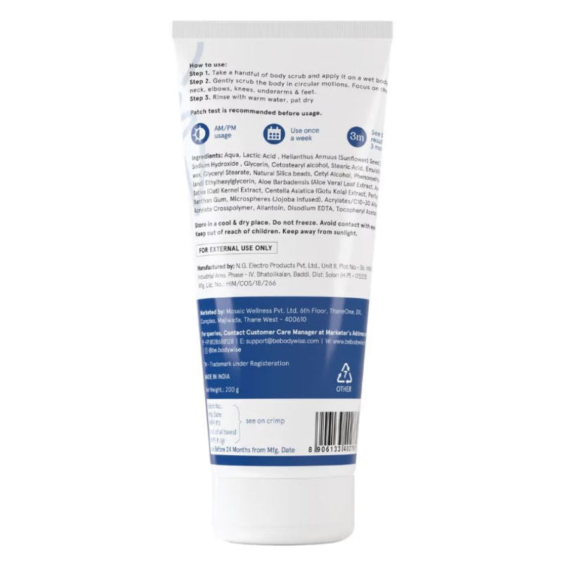 10% AHA Lactic Acid Body Scrub