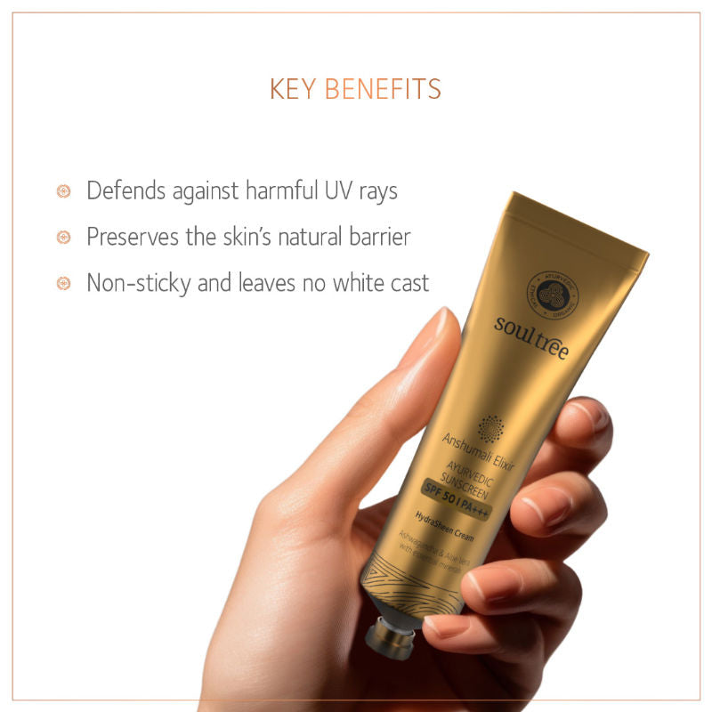 Anshumali Elixir Ayurvedic Sunscreen SPF 50 PA+++