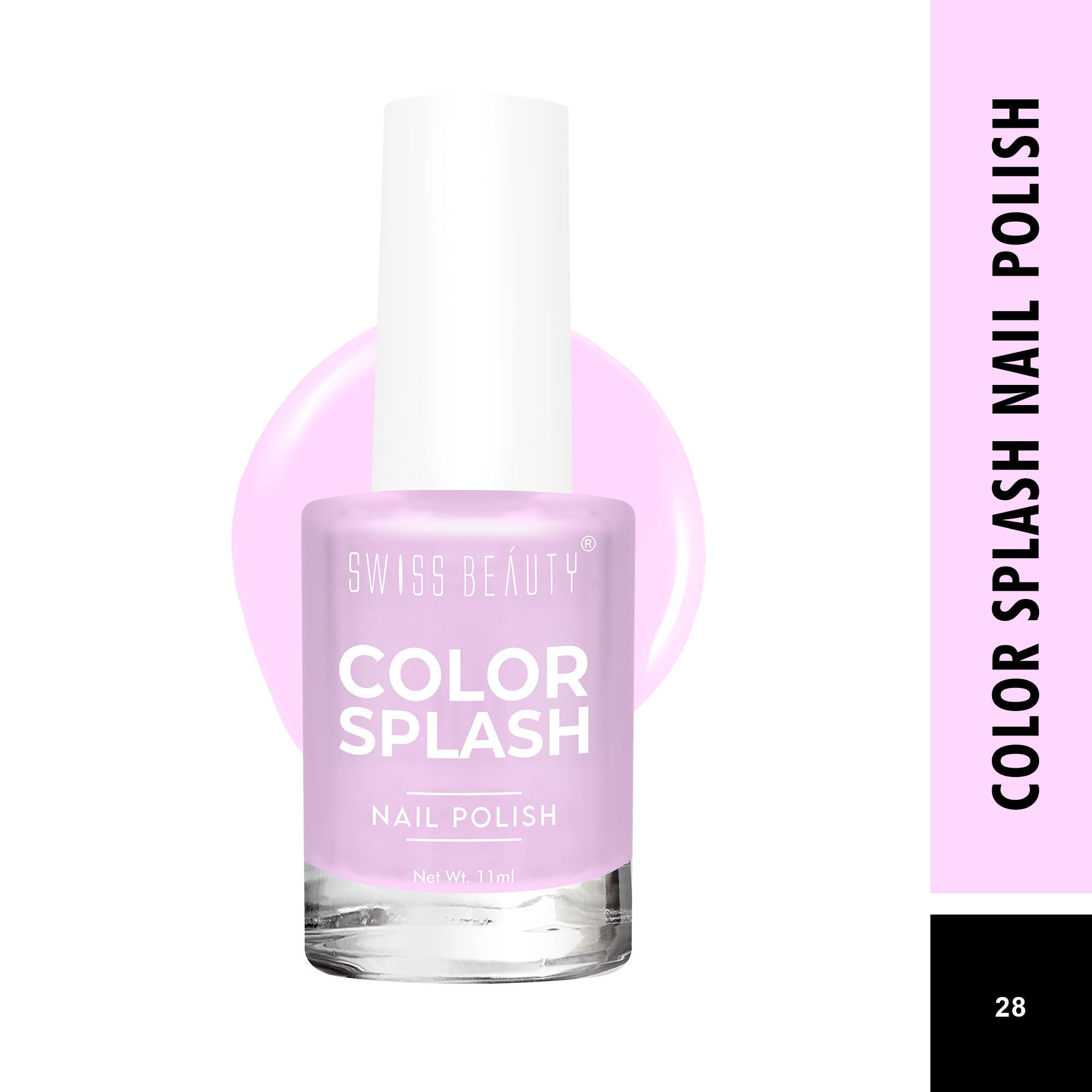 Color Splash Nail Polish - Shade-28