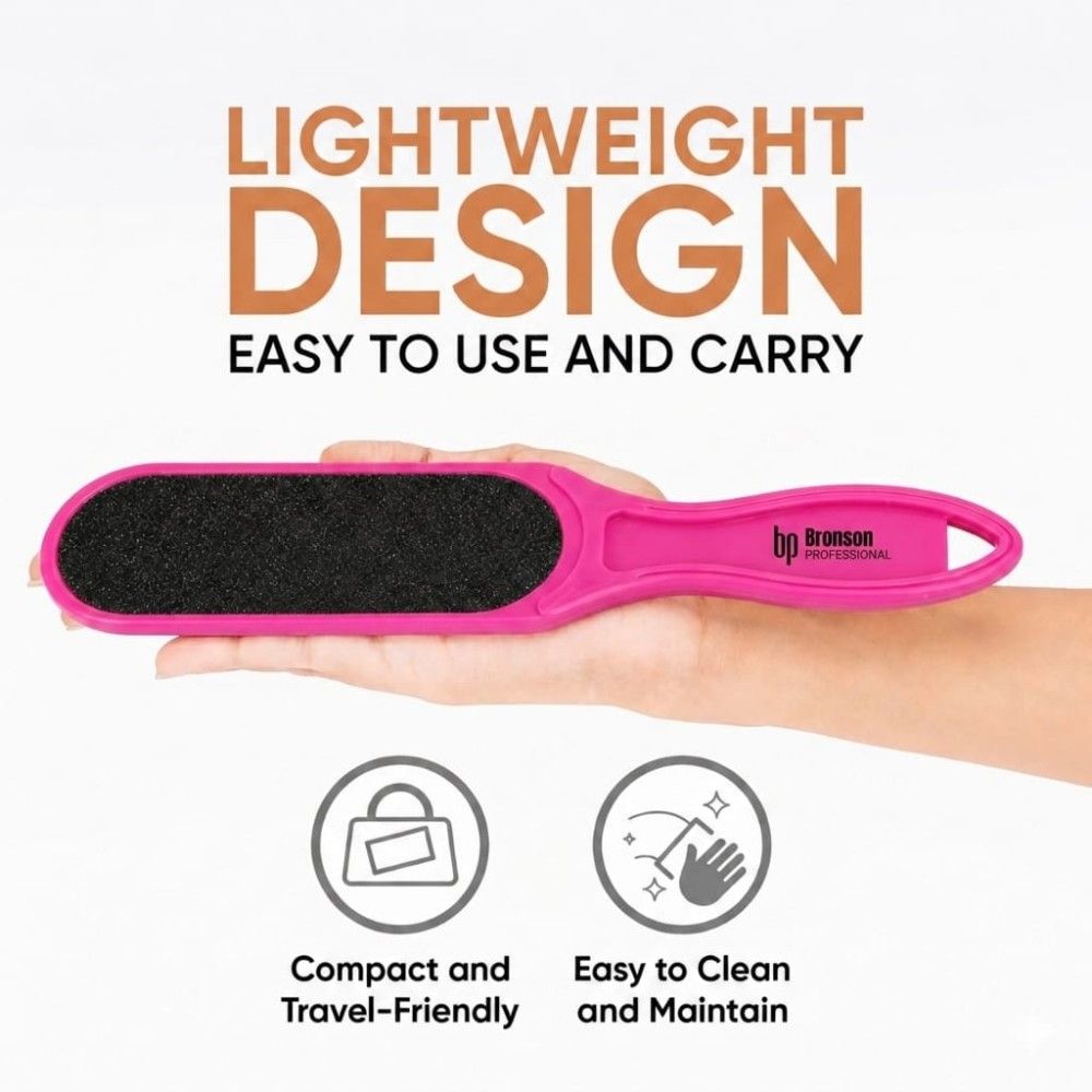 Double Sided Emery Foot File Callus, Dead Skin Remover for Smooth Pedicure Feet