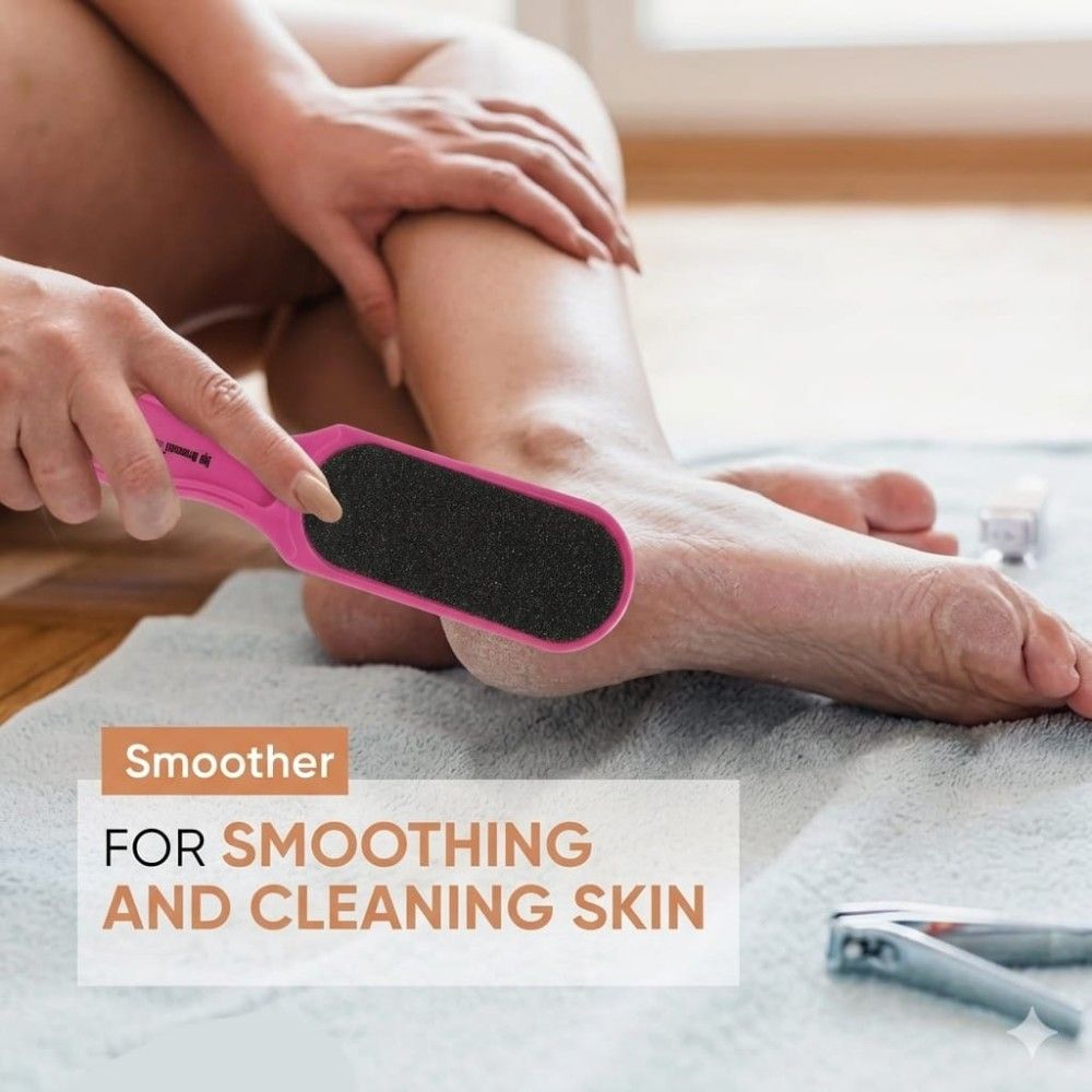 Double Sided Emery Foot File Callus, Dead Skin Remover for Smooth Pedicure Feet