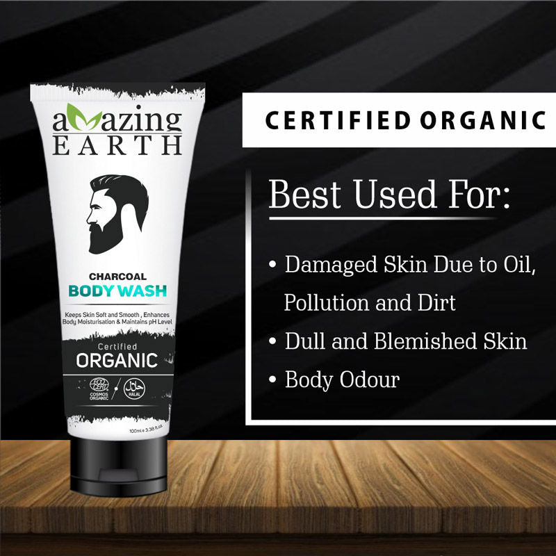 Charcoal Body Wash For Men