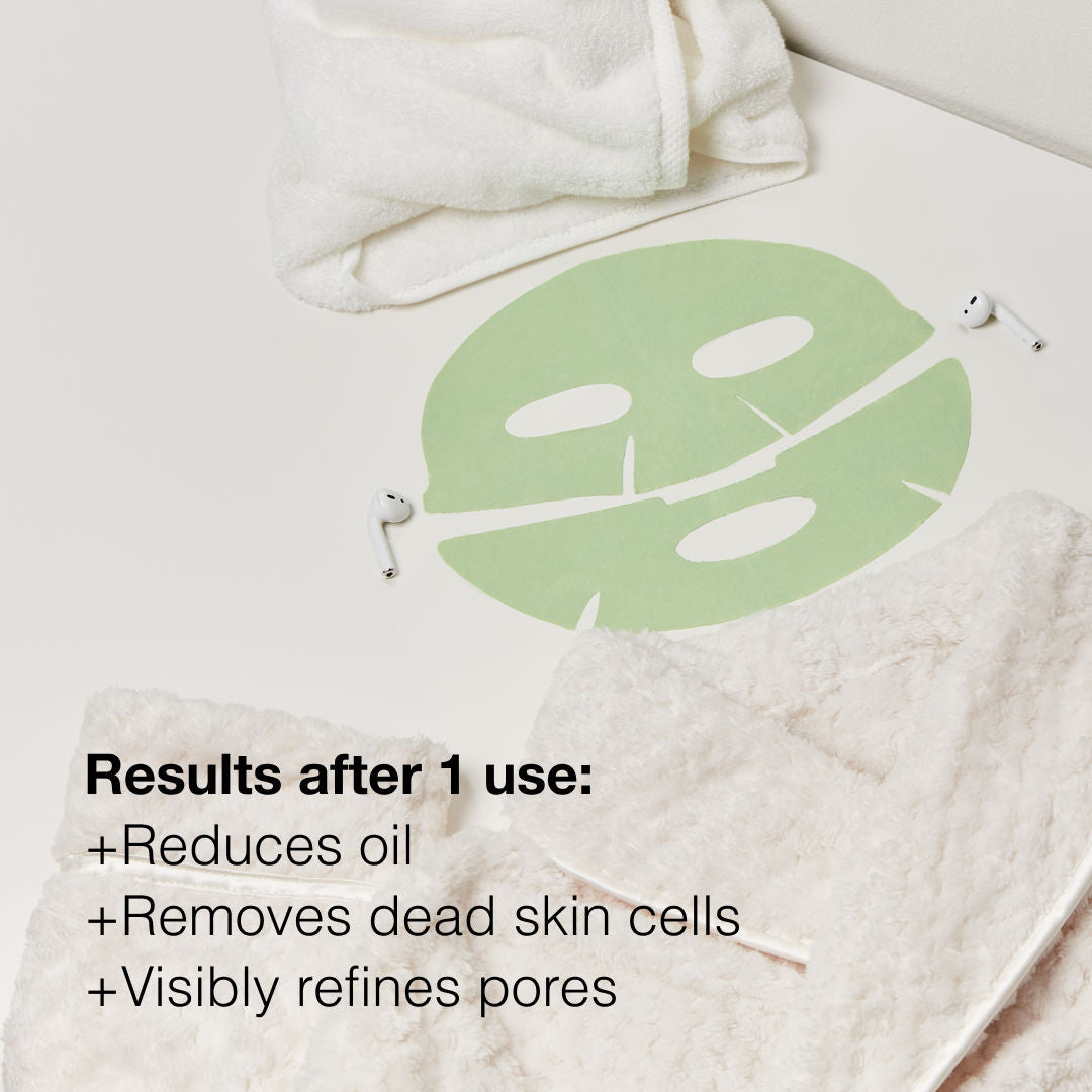 Dermask Pore Remedy Purifying Mud Mask – Sheet Mask For Oil Control (Dermatologist Tested)