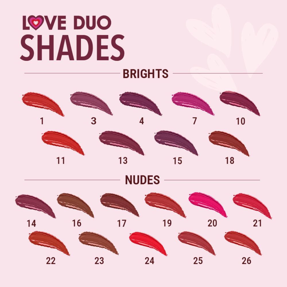 Love Duo 2 In 1 Dual Sided Lipstick