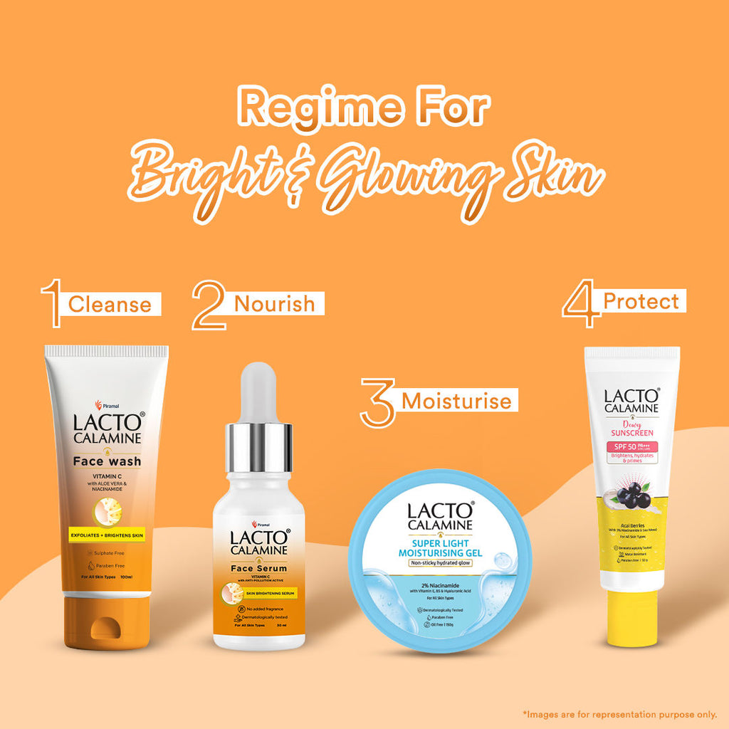 Vitamin C Face Wash With Aloe Vera & Niacinamide For Glowing & Skin Brightening
