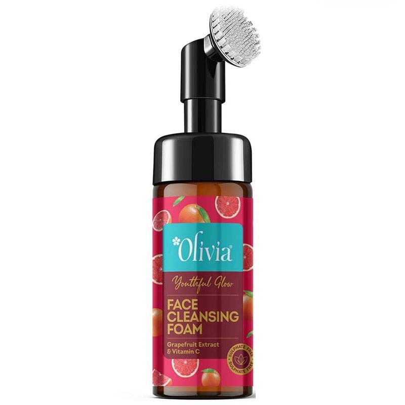 Youthful Glow Face Cleansing Foam –With Grapefruit Extract & Vitamin C for Bright, Even Skin