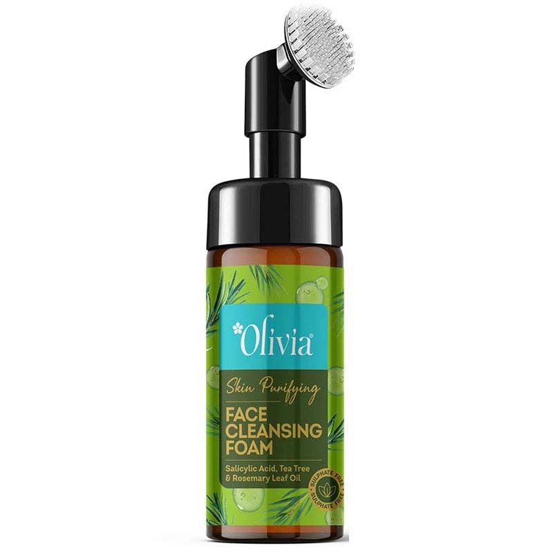Skin Purifying Face Cleansing Foam–With Salicylic Acid, Tea Tree & Rosemary for Deep Cleanse