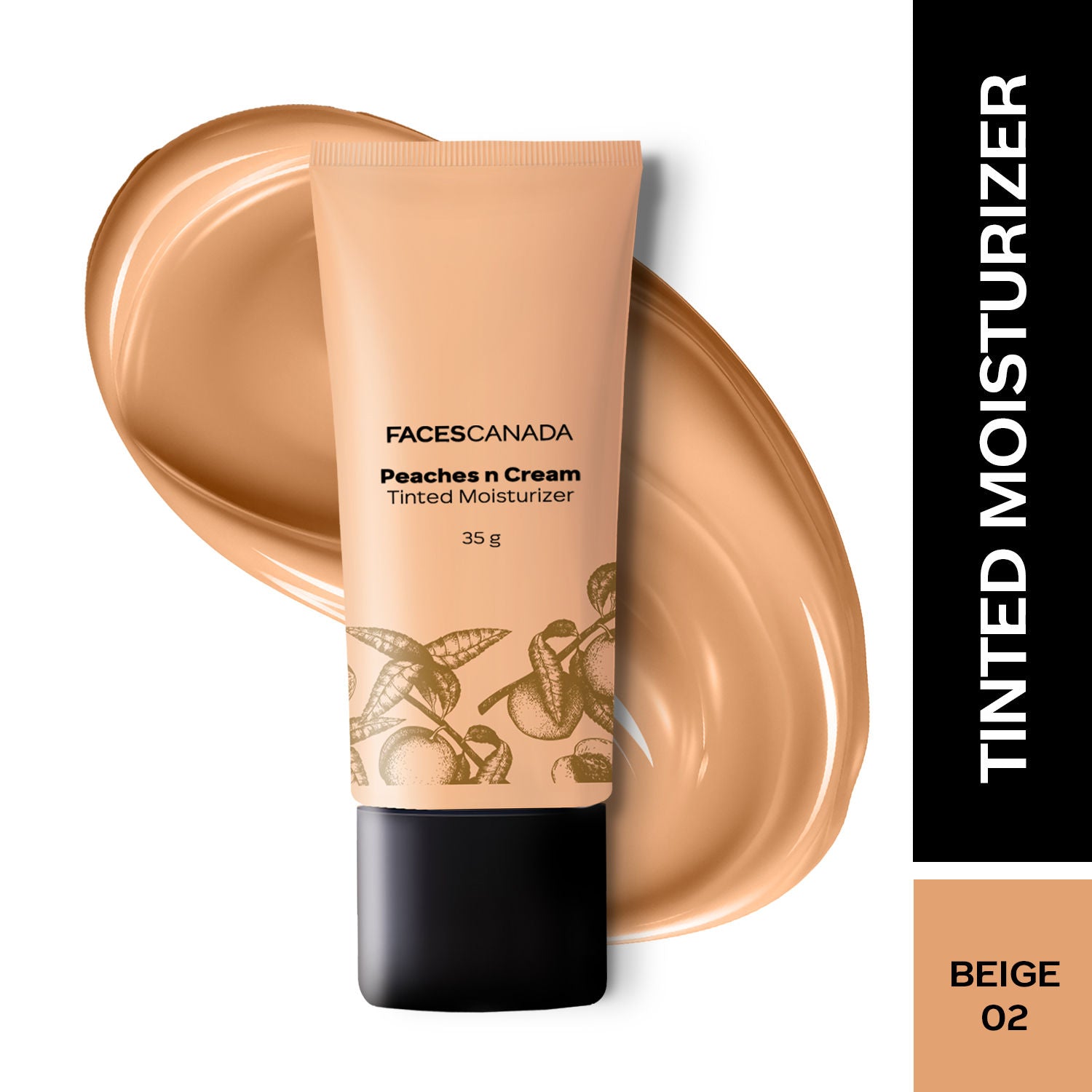 Peaches N Cream Tinted Moisturizer - Beige 02