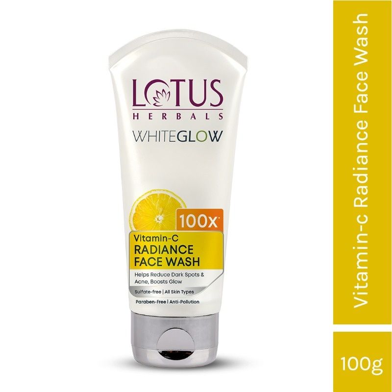 Whiteglow Vitamin C Radiance Face Wash Reduce Dark Spots & Dull Skin, All Skin Types