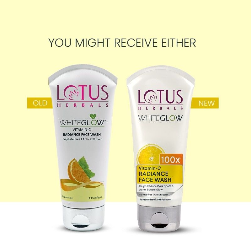 Whiteglow Vitamin C Radiance Face Wash Reduce Dark Spots & Dull Skin, All Skin Types
