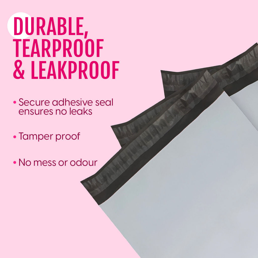 Sanitary Disposal Bags - Discreet Disposable Oxo-Degradable Multiuse Pads & Intimate Seal Bags