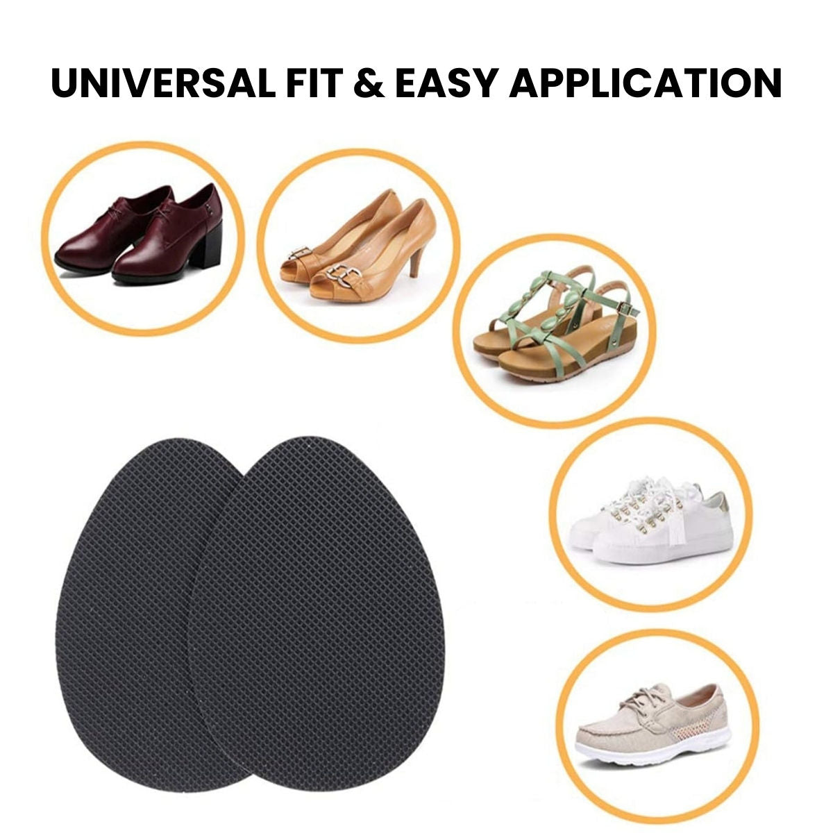 Non-slip Shoe Pads Anti-slip Grips Non-skid Adhesive Sole Protector Tape Stickers for Footwear