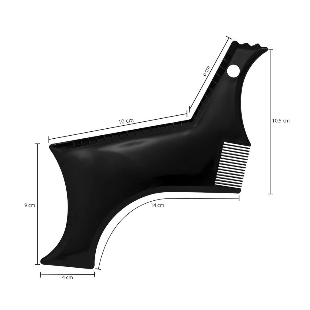 Beard Shaper Tool with Comb for Trimming Shaping Styling Beard and Moustache Stencil Styler