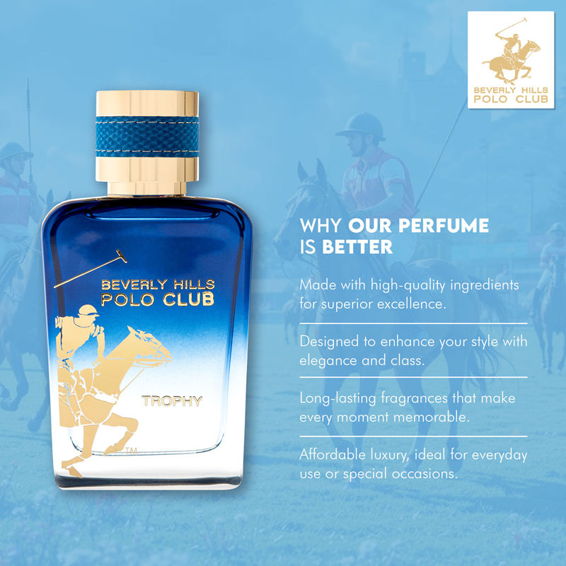 Trophy Long Lasting Eau De Parfum For Men