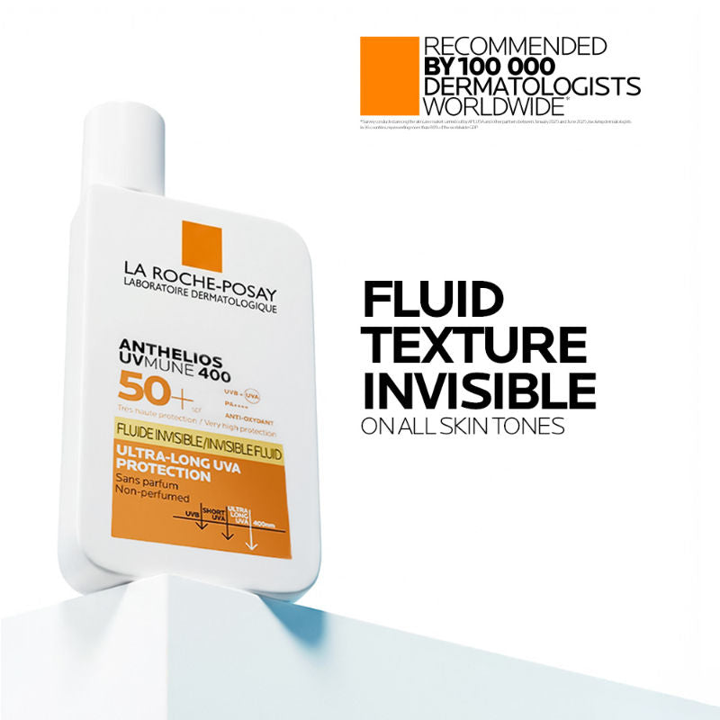 Anthelios UVMUNE400 Invisible Fluid SPF50+ Ultra-light Sunscreen for Sensitive Skin