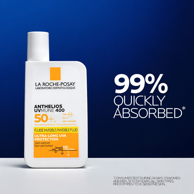 Anthelios UVMUNE400 Invisible Fluid SPF50+ Ultra-light Sunscreen for Sensitive Skin