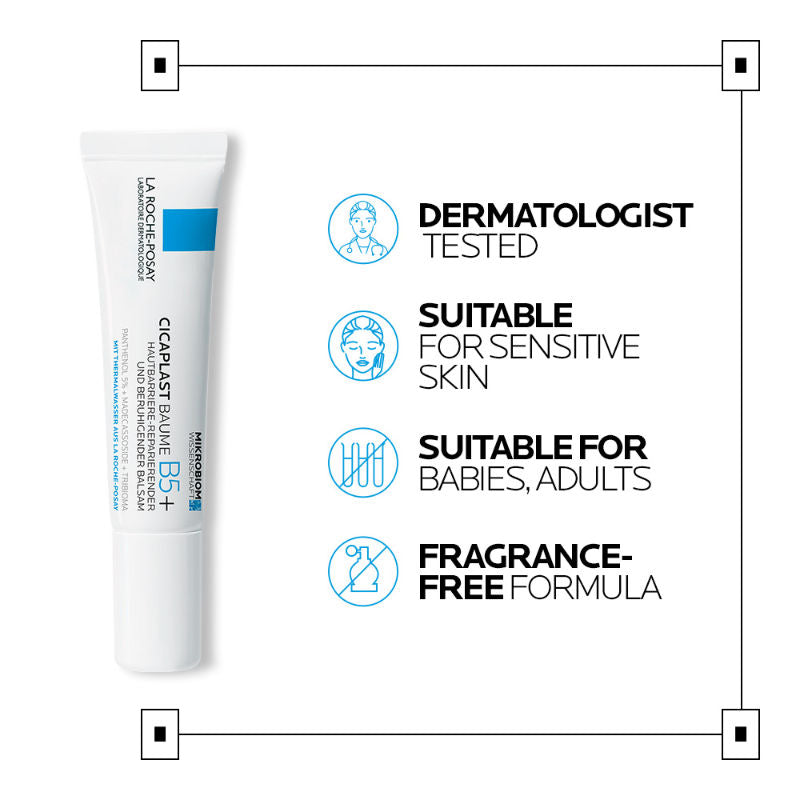 Cicaplast Baume B5+ Repair Moisturizer Balm, Soothing cream for Dry, Sensitive Skin