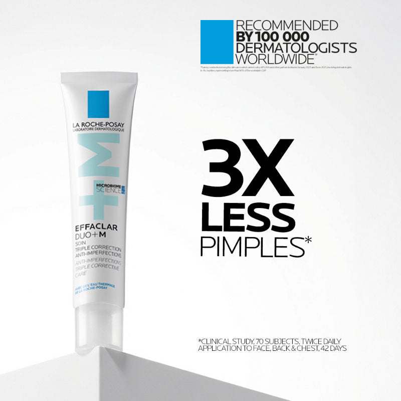 Effaclar Duo+M Gel with Salicylic acid, Anti-Acne Moisturiser for Acne-Prone Skin