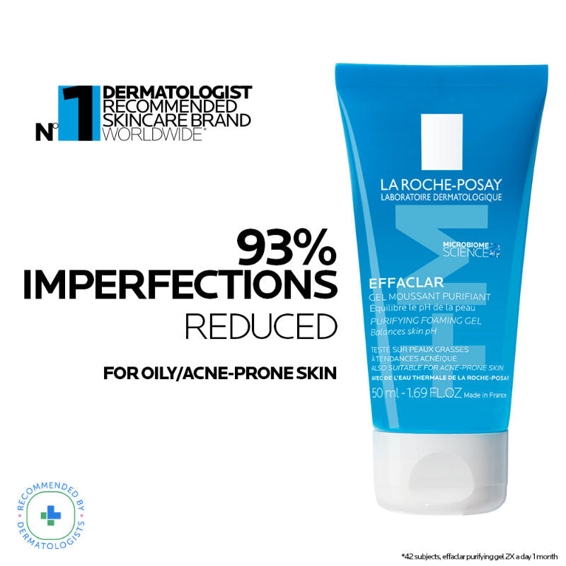Effaclar Purifying Anti-Acne Gel Face wash, Gentle Cleanser for Oily, Acne Prone skin
