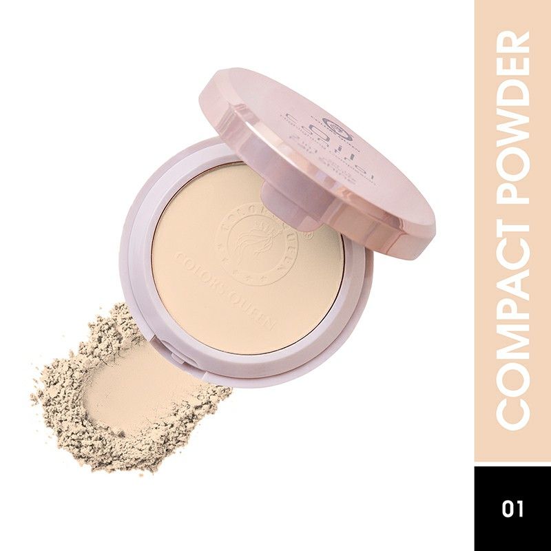 2-In-1 Oil Control Compact Powder with SPF 15 - Ivory - Shade - 01