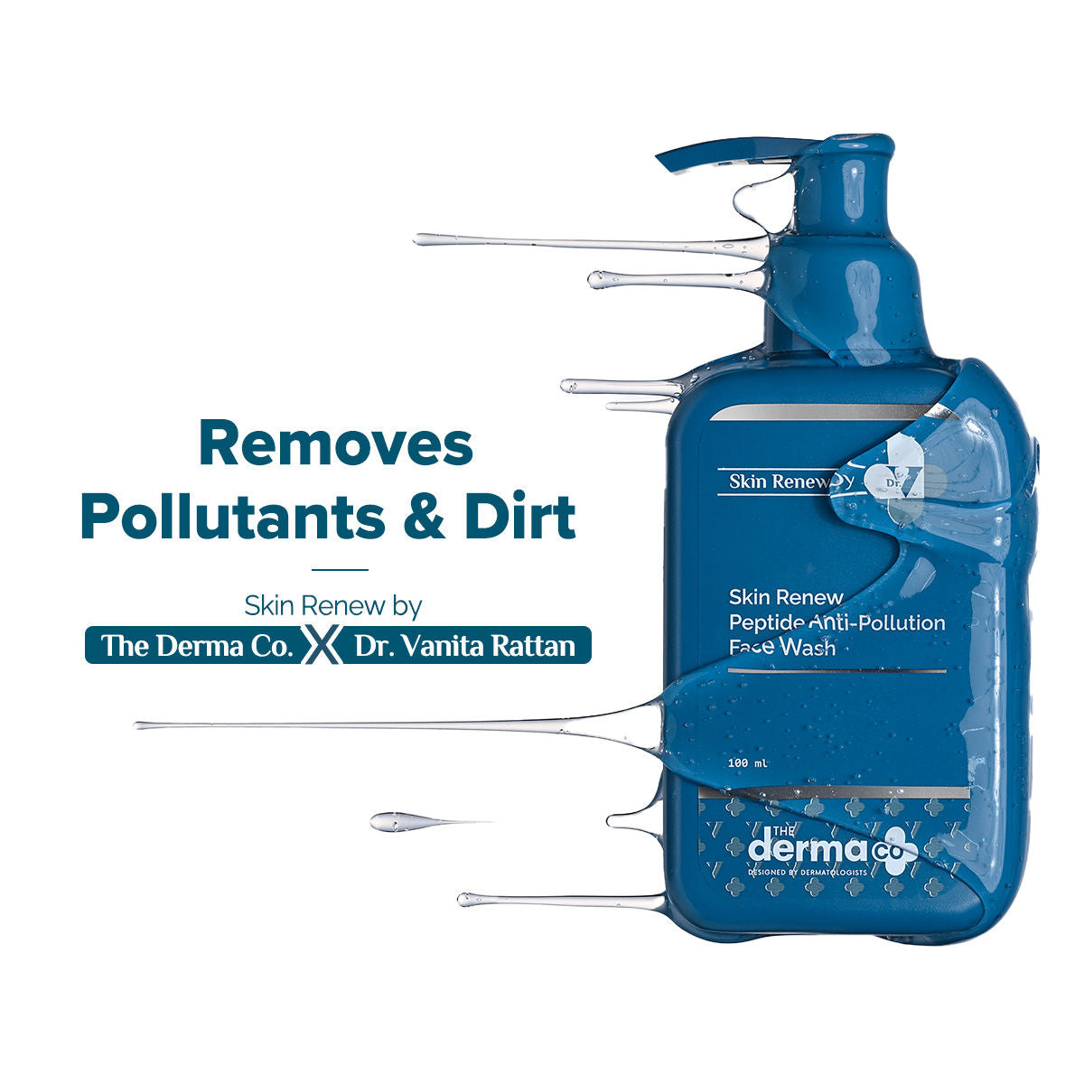 X Dr. V Skin Renew Peptide Anti-Pollution Face wash