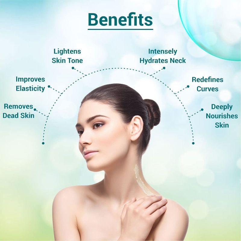 Organics Neck Back Cream Removes Fine Lines And Tanning- Smoothens- Brightens Skin