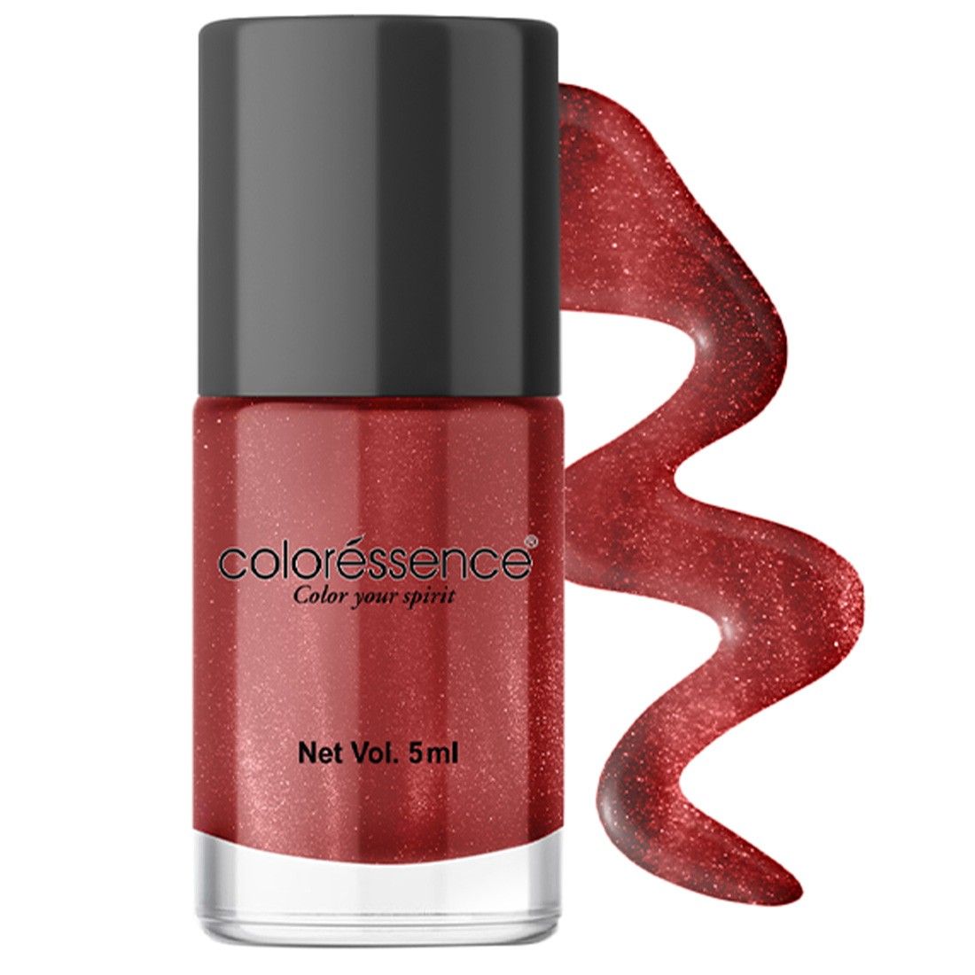 Cute Coats Mini Nail Polish - Red Sparkle
