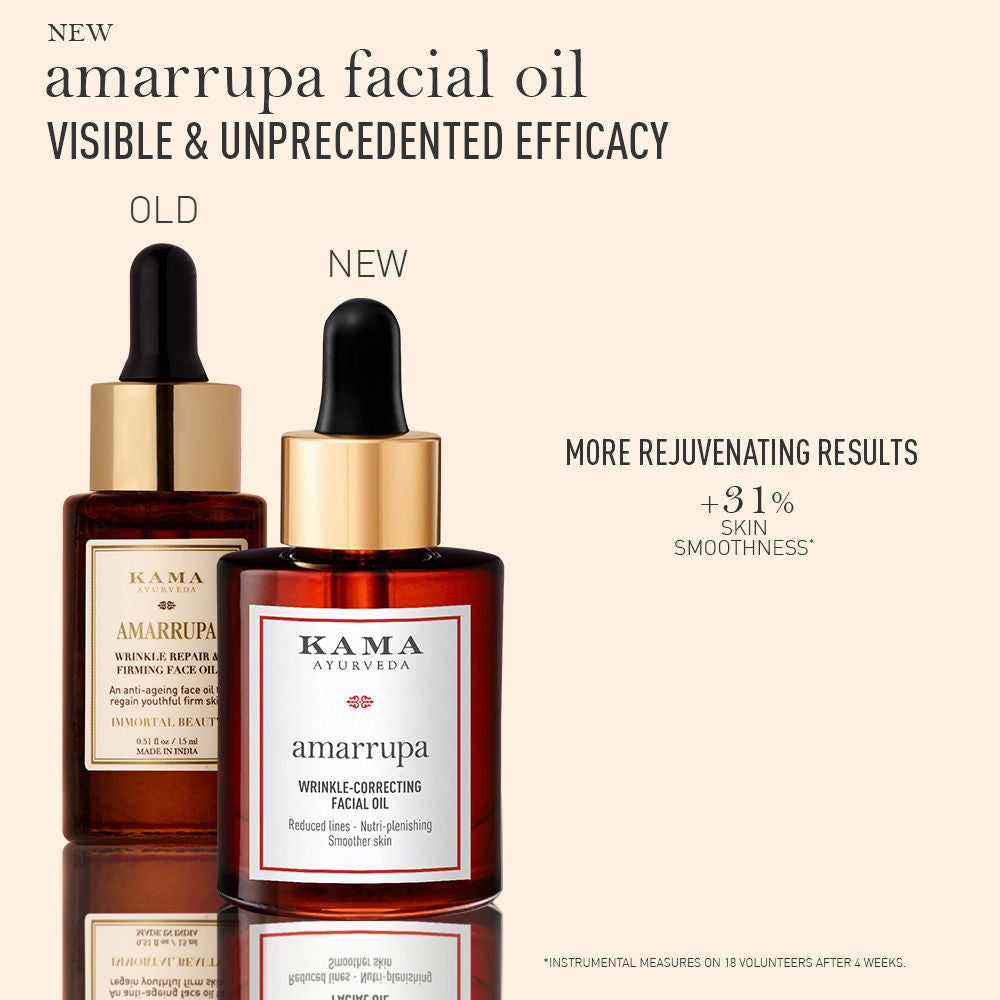 Amarrupa Age - Defying Wrinkle - Correcting Facial Oil, Supports Collagen Synthesis
